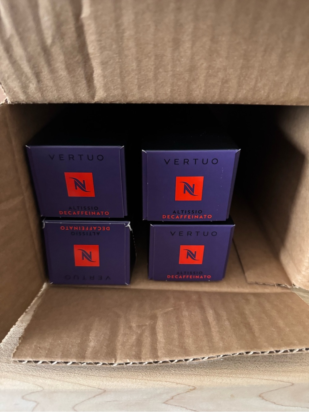 NWT 4 pks of Nespresso Altissio decaf pods
